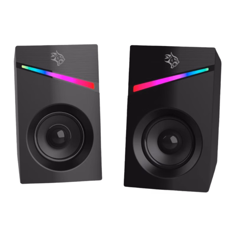 Porodo Gaming Stereo Speakers Volume Knob Control | PDX543-BK