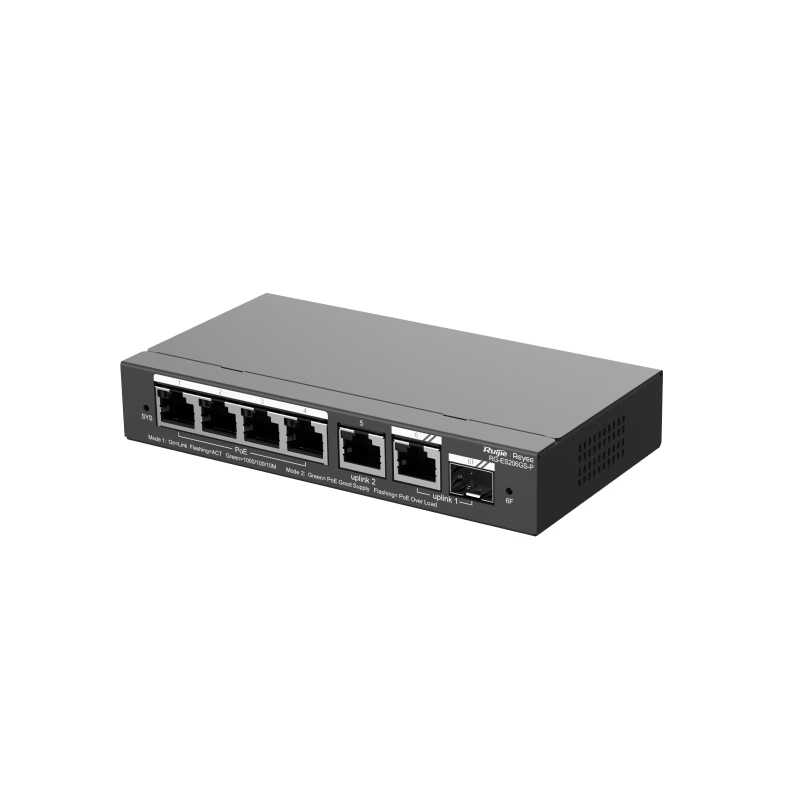 Ruijie Reyee RG-ES206GS-P 6-Port Gigabit Smart Cloud Managed PoE Switch | Tax Included