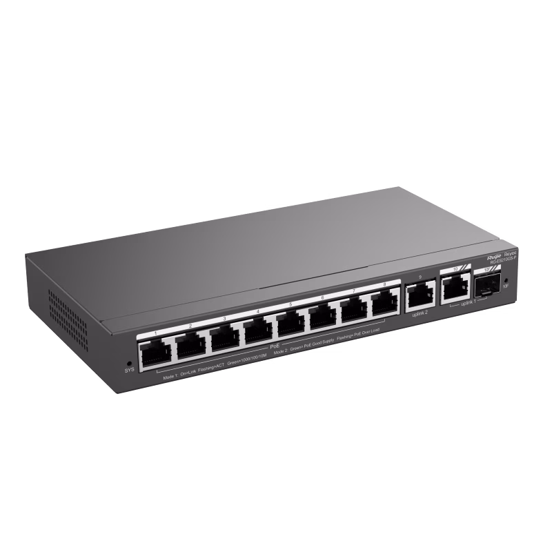 Ruijie Reyee RG-ES210GS-P 10-Port Gigabit Smart Cloud Managed PoE Switch | Tax Included