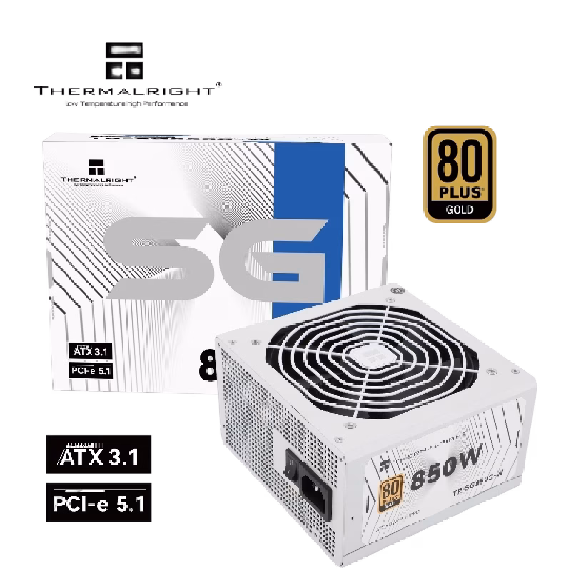 Thermalright TR-SG850S-W 850W Gold ATX 3.1 PSU White Color