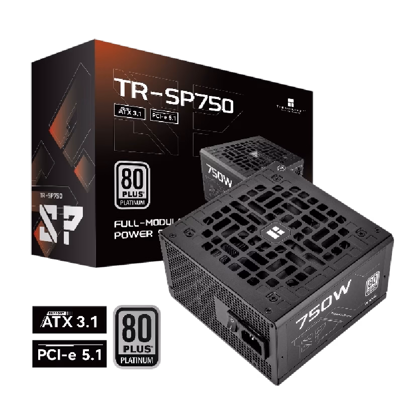 Thermalright TR-SP750 750W Platinum Fully modular Sleeved Cables ATX 3.1 PSU