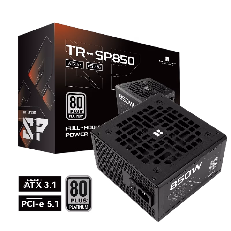Thermalright TR-SP850 850W Platinum Fully modular Sleeved Cables ATX 3.1 PSU