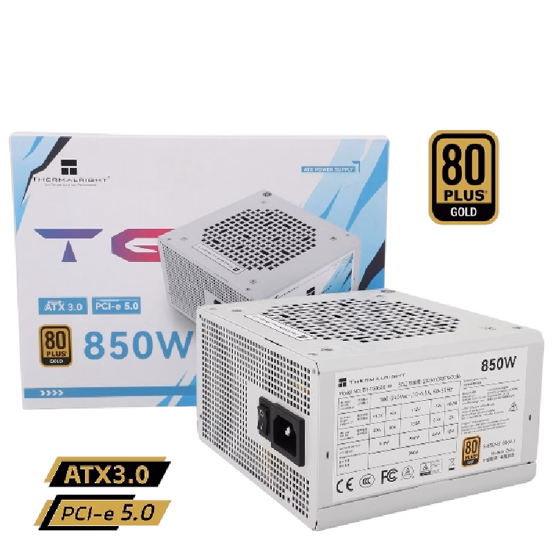 Thermalright TR-TG850S 850W Gold PSU White Color