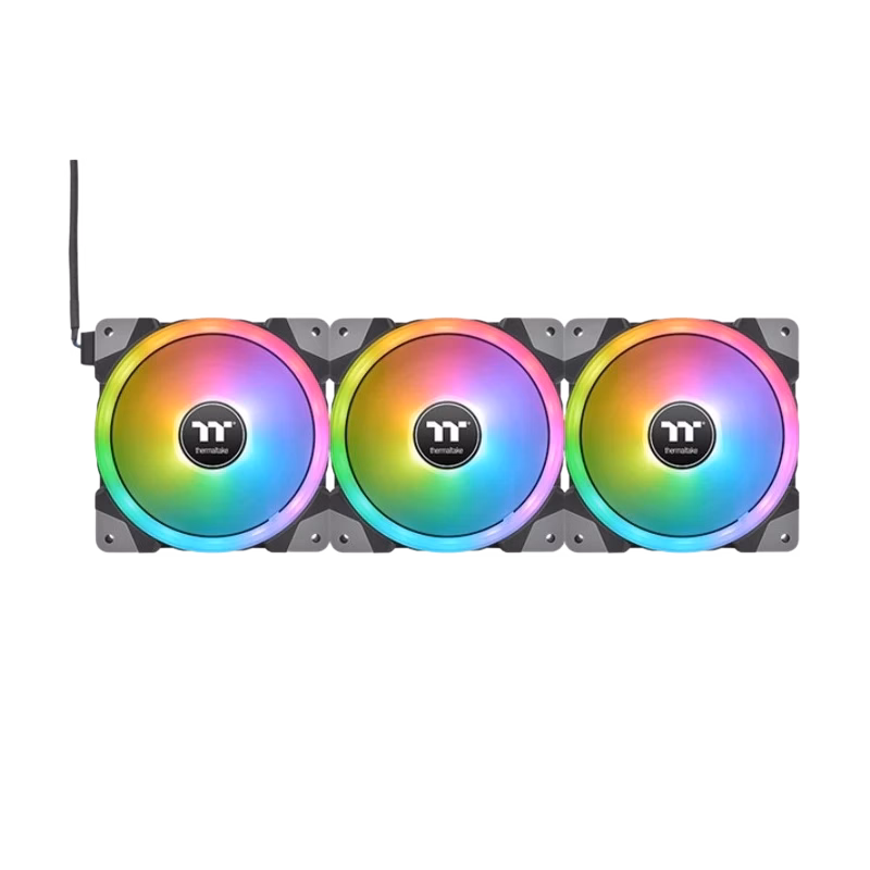 Thermaltake SWAFAN EX14 RGB PC Cooling Fan 3-Pack | CL-F144-PL14SW-A