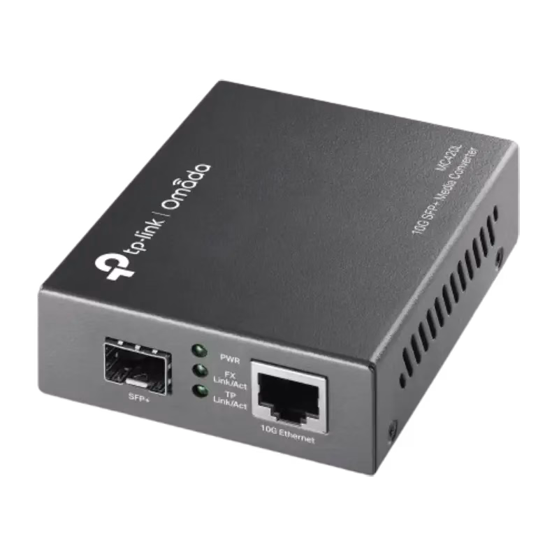 TP-Link Omada 10G Multi-Gigabit SFP Media Converter | MC420L