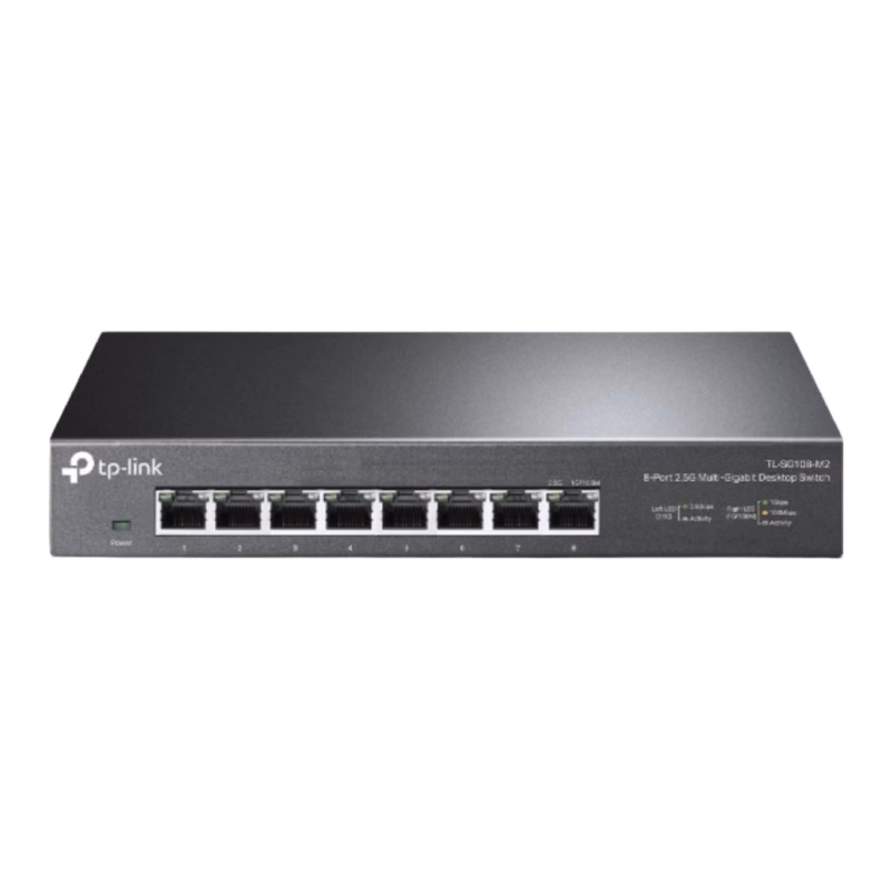 TP-Link Switch 8 Port 2.5G Multi-Gigabit Desktop Switch | TL-SG108-M2