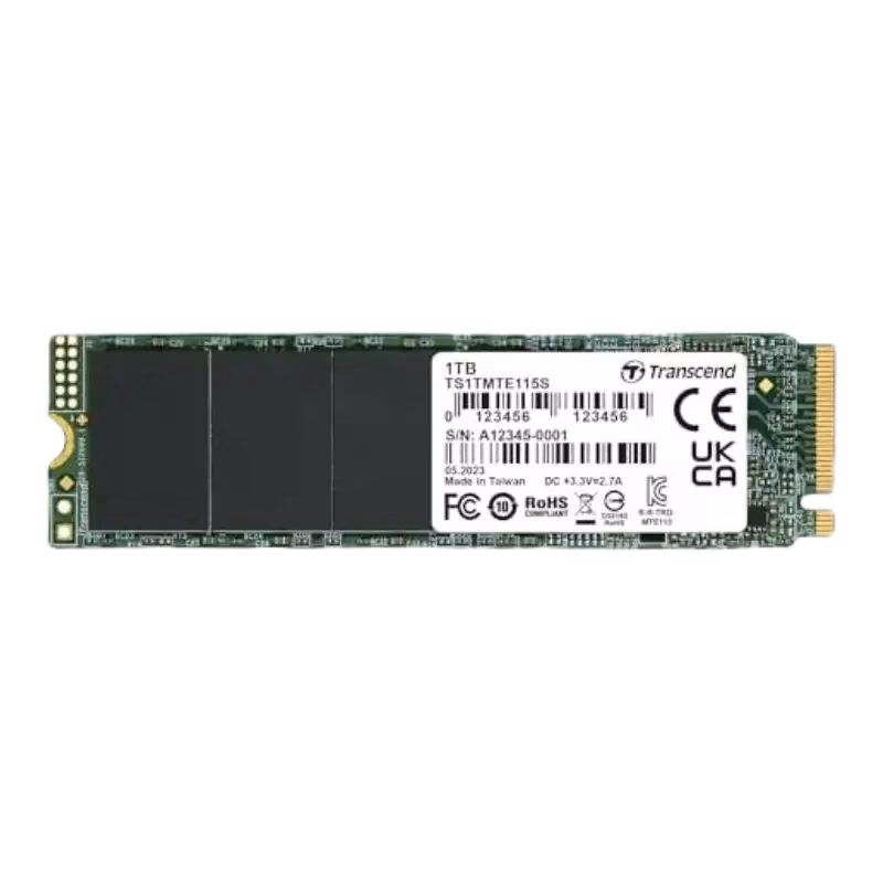 Transcend 1TB SSD NVMe M.2 | TS1TMTE115S | 2 Years Warranty
