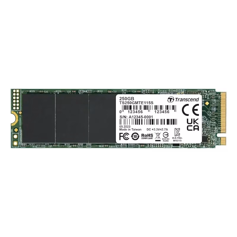 Transcend 250GB PCIe SSD 115S NVMe | 2 Years Warranty