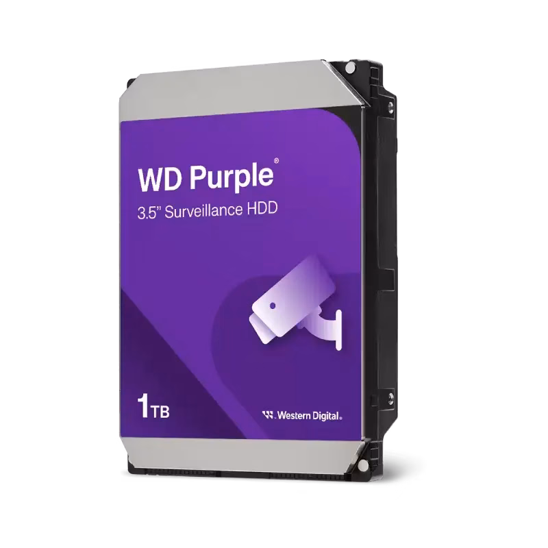 WD Purple Surveillance Hard Drive 1TB 3.5″ SATA | 3 Years Warranty