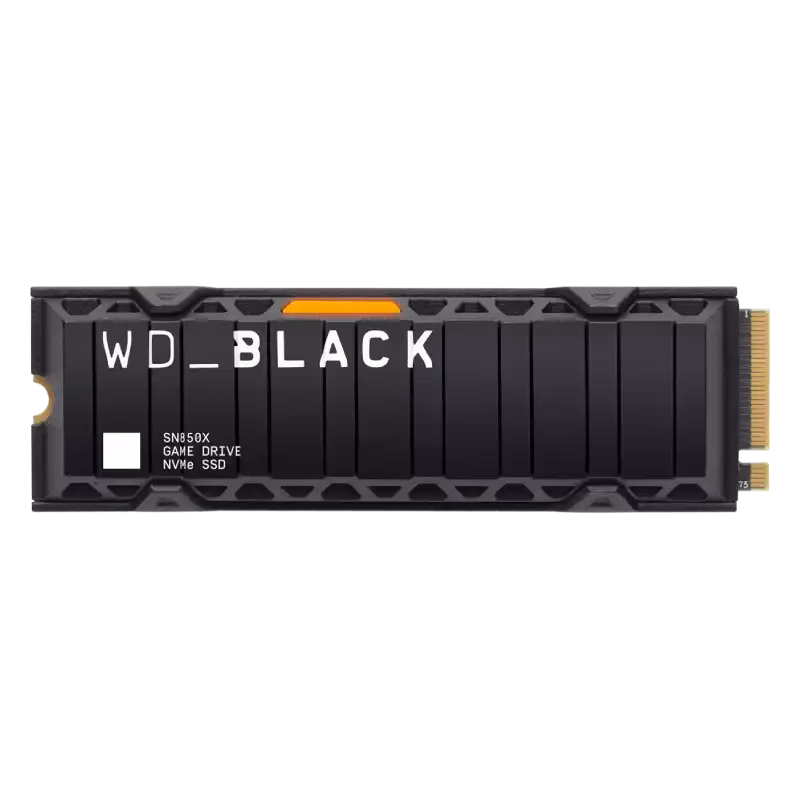 Western Digital Black SN850X 2TB NVMe SSD with Heatsink – WDS200T2XHE | Tax Free