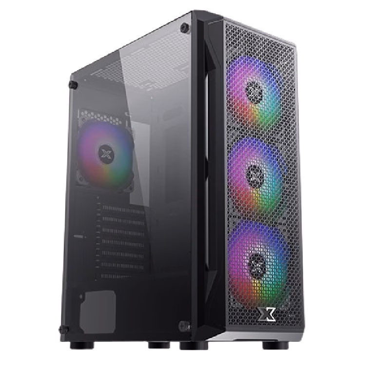 Xigmatek Gaming X Mid Tower Gaming Case 4fans RGB | Gaming X