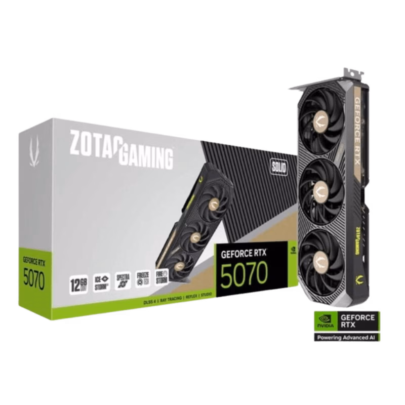 Zotac Gaming GeForce RTX 5070 SOLID Graphics Card | ZT-B50700D-10P