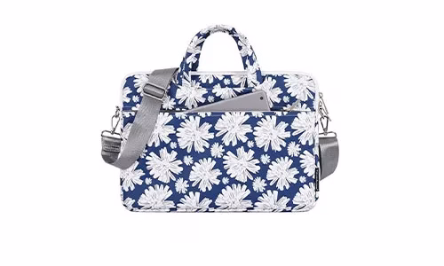 canvasartisan white flower design-BLUE