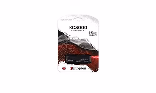 Kingston KC3000 PCIe 4.0 NVMe M.2 SSD 512GB | SKC3000S/512G