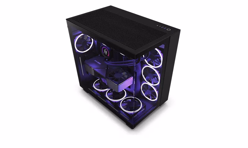 NZXT CM-H91FB-01 Dual-Chamber Mid-Tower Case H9 Flow