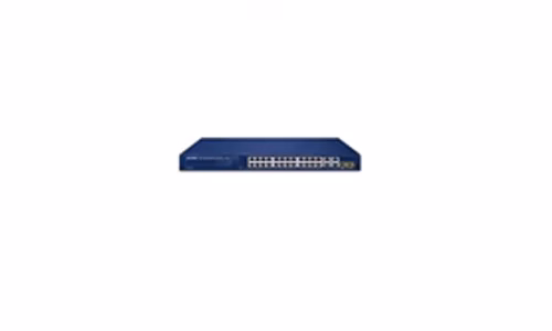 Planet 24-Port 10/100/1000T 802.3at PoE + 2-Port 10/100/1000T + 2-Port Gigabit TP/SFP Combo Ethernet Switch – GSW-2824P