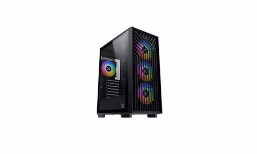 Xigmatek LUX G Black Metal Grey RGB Fans Galaxy II
