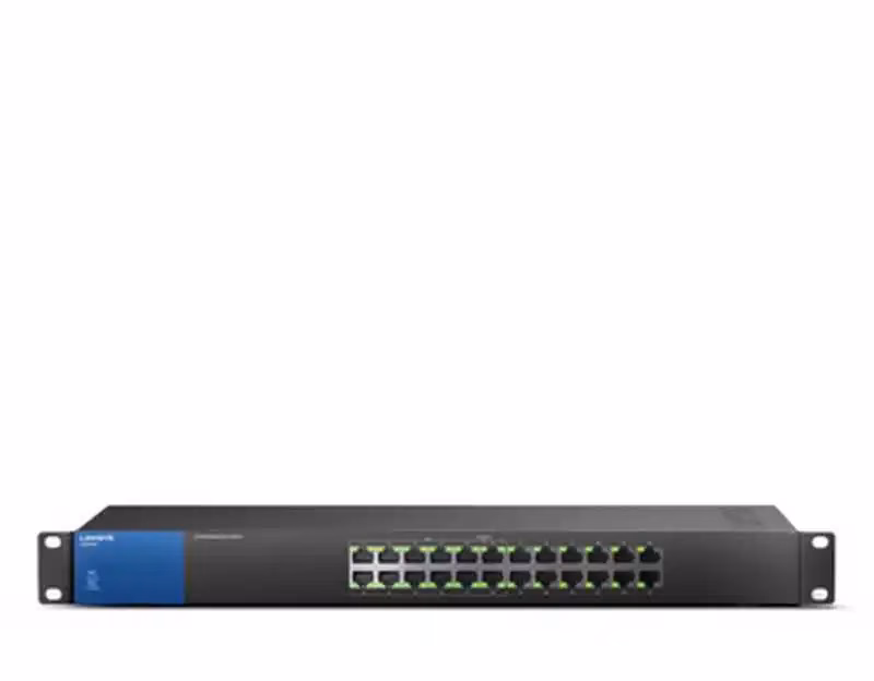 24-Port Business Gigabit PoE+Switch LGS124P (12 port poe+)