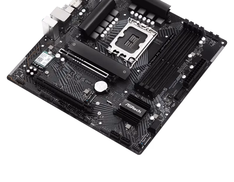 ASROCK B760M PG Lightning WIFI DDR5 Gaming Motherboard | 90-MXBMT0-A0UAYZ | Tax Free