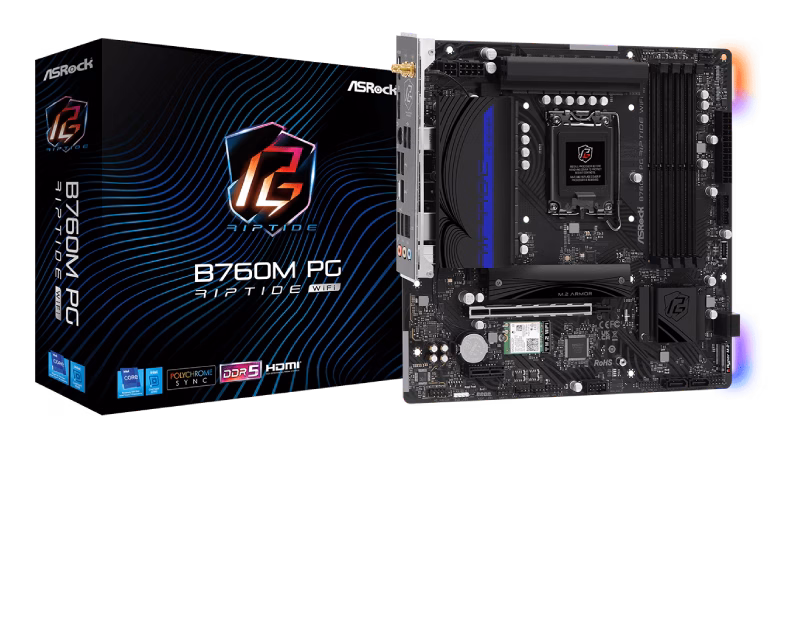 ASRock B760M PG Riptide WiFi DDR5 | 90-MXBN30-A0UAYZ | Tax Free