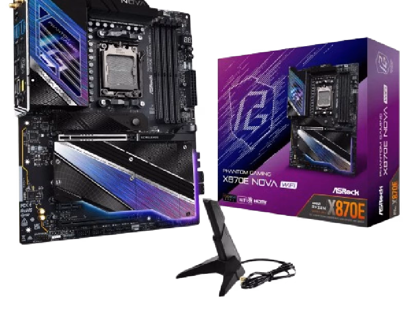 ASRock Phantom Gaming X870E Nova WIFI ATX Motherboard