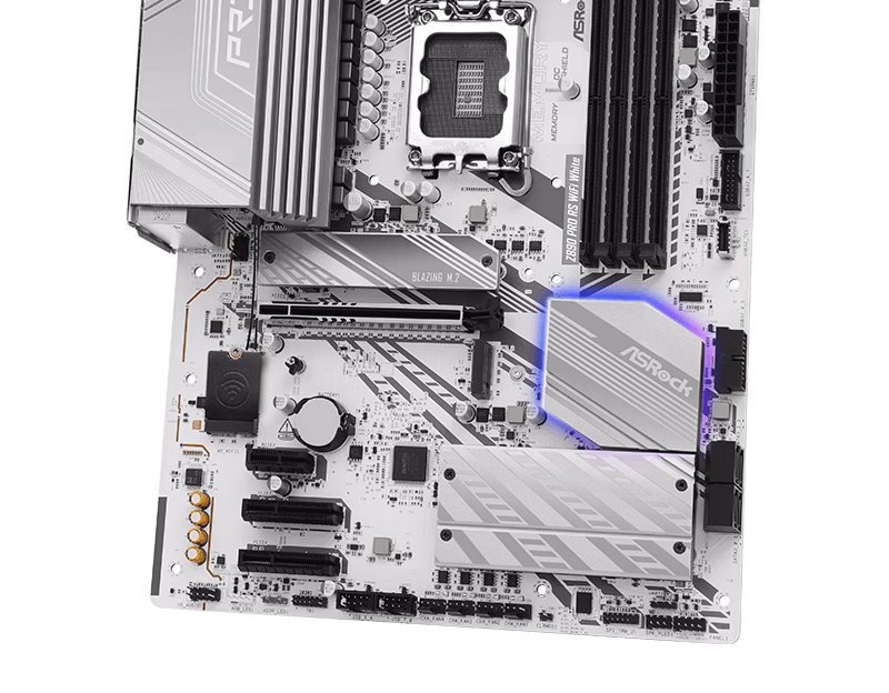 ASRock Z890 Pro RS WiFi White DDR5 Motherboard