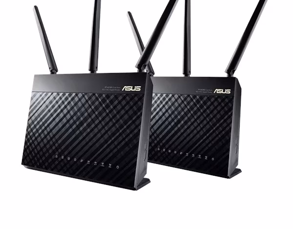 Asus AiMesh AC1900 WiFi System (RT-AC67U 2 Pack) AC1900 Dual band whole home mesh wifi system 90IG04K0-BU9100