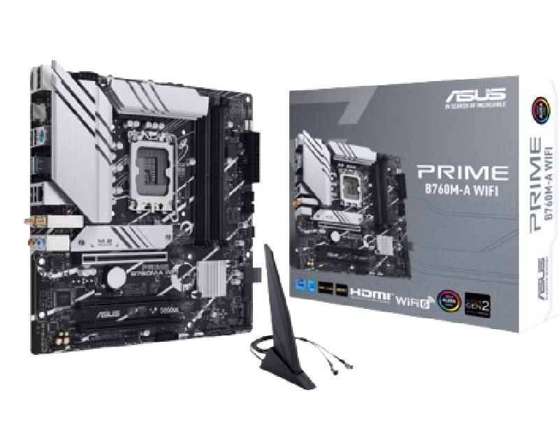 ASUS PRIME B760M-A WIFI DDR5 mATX Motherboard | B760M-A-WIFI