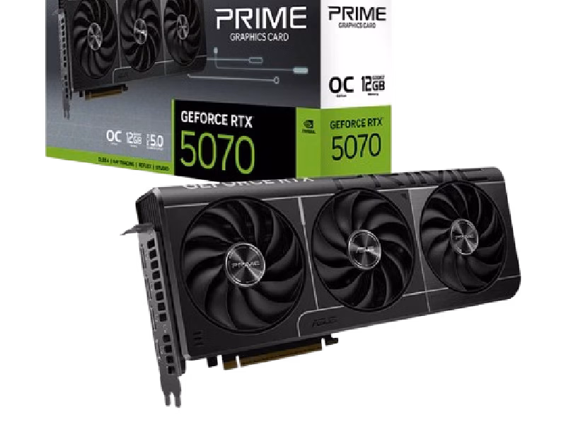 ASUS PRIME GeForce 5070 12GB GDDR7 PCI Express 5.0 DLSS | 90YV0M11-MVAA00