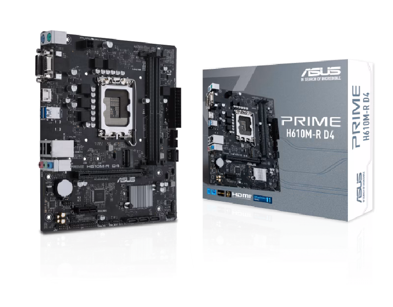 ASUS Prime H610M-R DDR4 Micro-ATX Motherboard | 90MB1B40-M0E