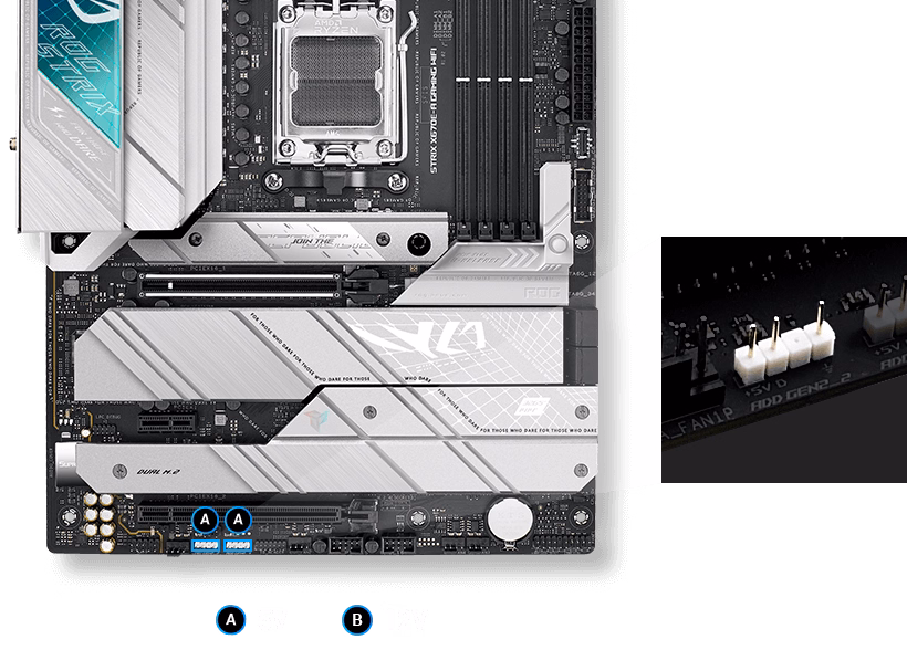 ASUS ROG Strix X670E-A Gaming WiFi 6E Socket AM5 Ryzen 7000 Gaming Motherboard