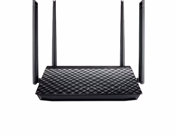 Asus RT-AC57u Dual Band WiFi Router with four external antennas 90IG02P1-BU3100