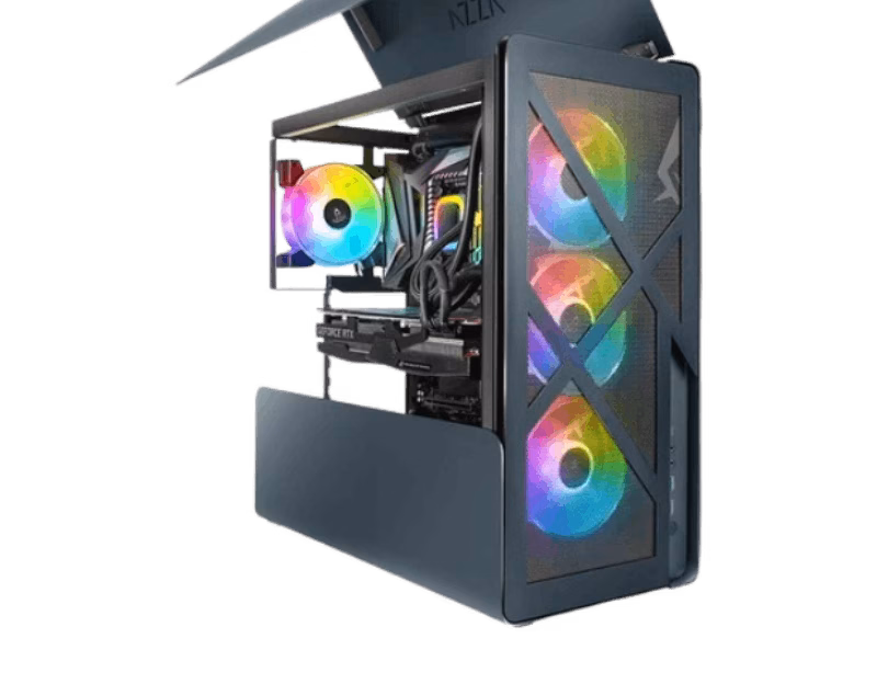 AZZA Cast 808BM Black Gaming Case | CSAZ-808B-M