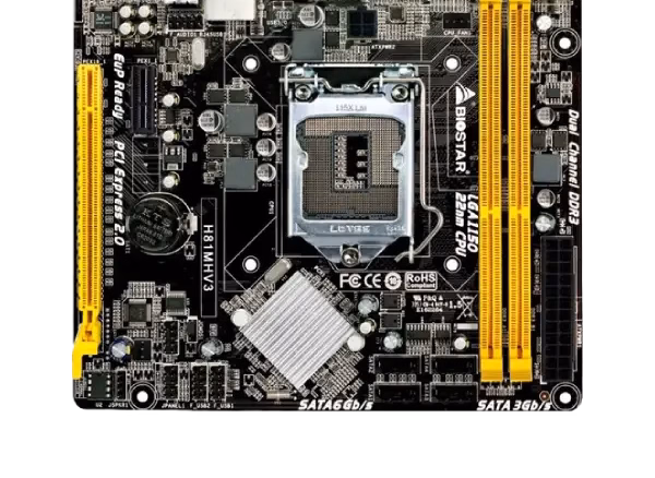 BIOSTAR H81MHV3 DDR3 Motherboard