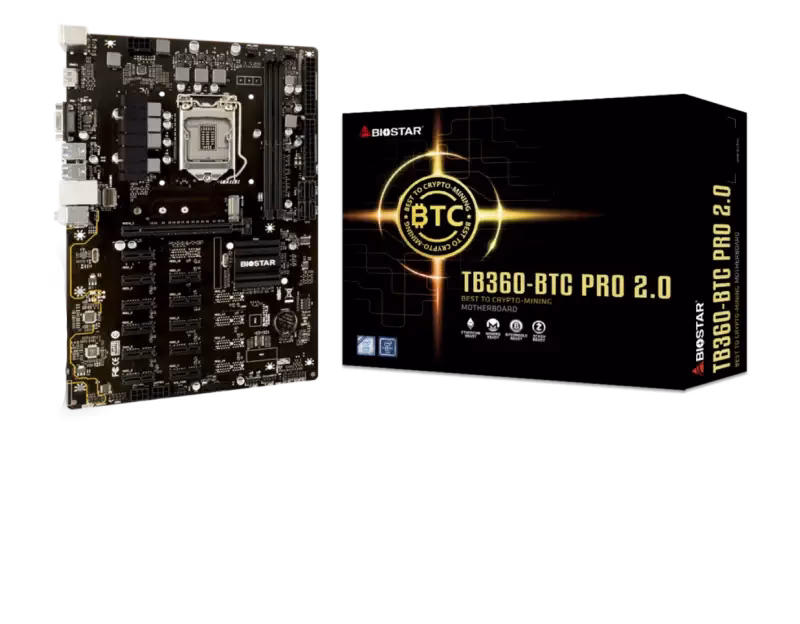 Biostar TB360-BTC PRO 2.0 Motherboard | TB360-BTC-PRO-2.0