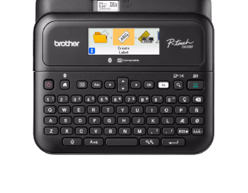 Brother PT-D610BT Label Printer with Colour LCD display