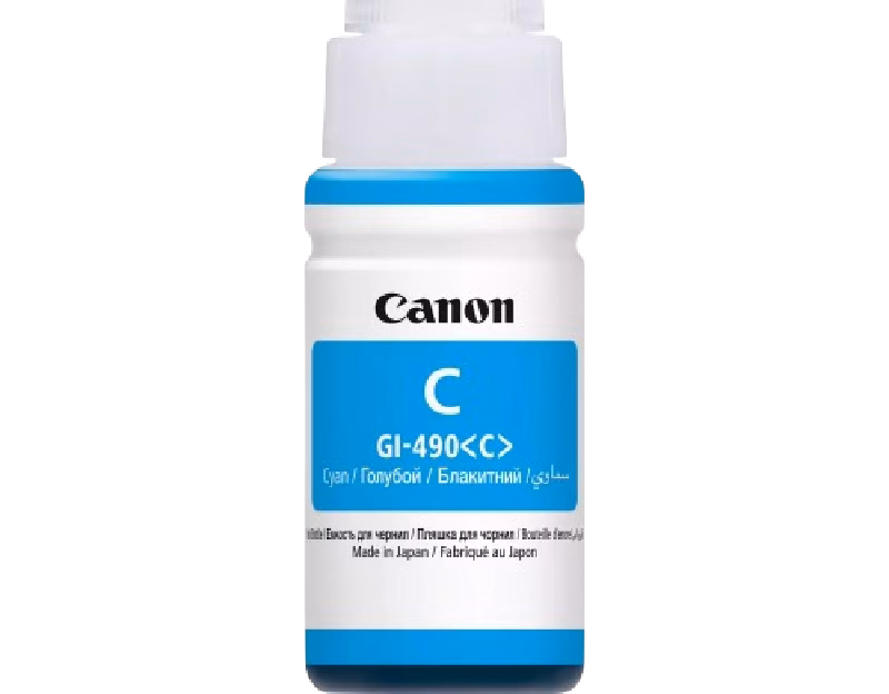 Canon INK GI-490 CYAN INK BOTTLE – Original