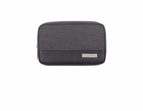 canvasartisan dark gray pouch bag 20.5x11x4cm