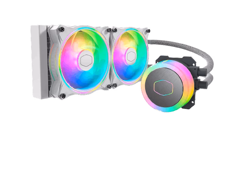 Cooler Master MasterLiquid ML240 Illusion Gen.2 ARGB Liquid Cooler White Edition