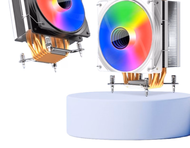 COOLMOON Heatsink Gaming OEM AMD INTEL CPU Air Cooler P600 6 Heat