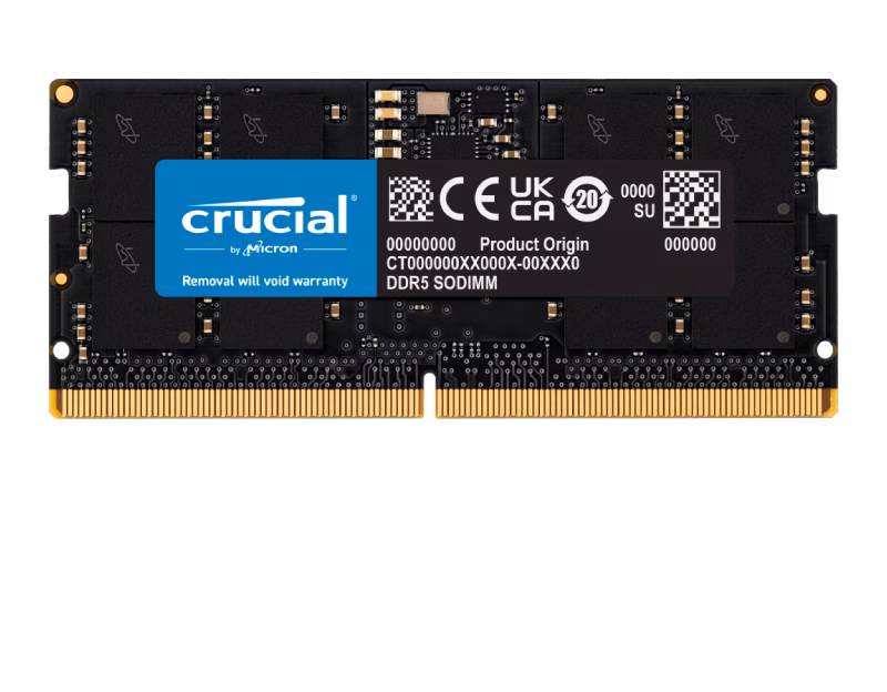Crucial 16GB DDR5 RAM 5600 SODIMM | CL46