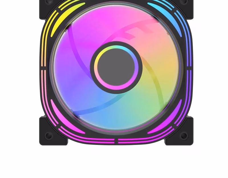 DarkFlash INF 24 Pro PWM ARGB Fan Black | Tax Included