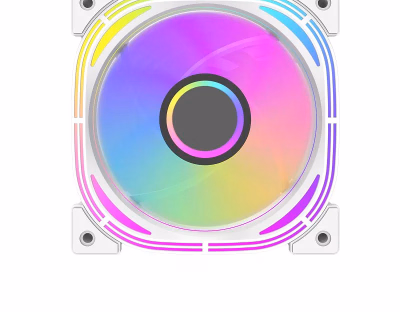 DarkFlash INF 24 Pro PWM ARGB Fan White | Tax Included