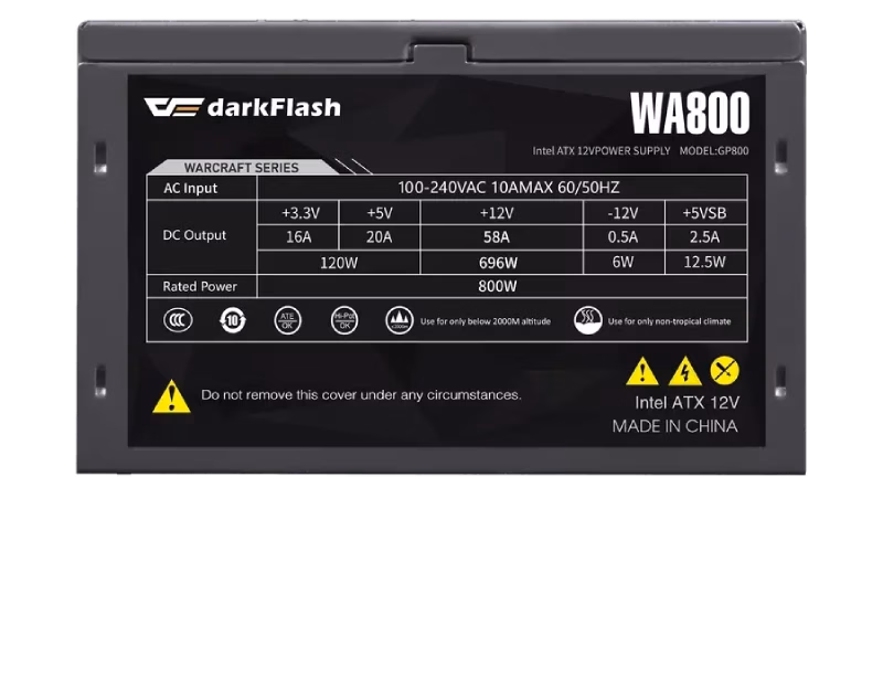 Darkflash WA800 Non-Modular Power Supply | Tax Free