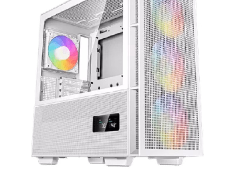 DeepCool CH560 DIGITAL ATX Airflow Case – White | Tax Included