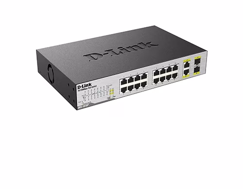DLINK 18-Port Unmanaged Desktop PoE Switch DES-1018P