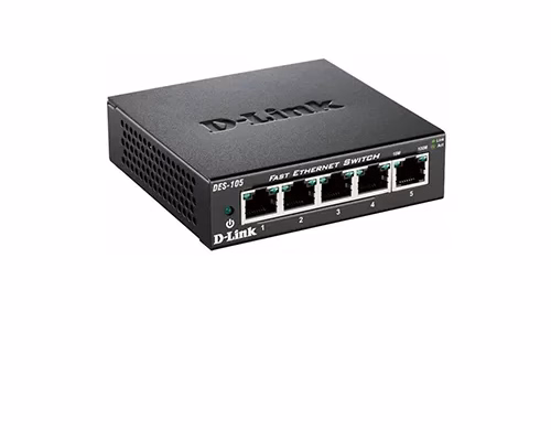 dlink 5‑Port Fast Ethernet Switch DES‑105