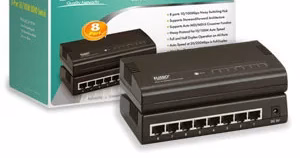 Eusso SWITCH HUB 10/100 USH5008-XPE 8 Port 10/100M Switch