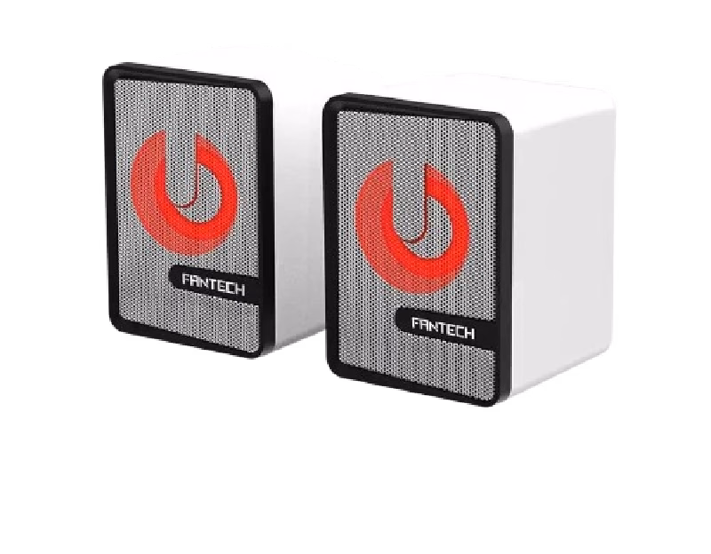 Fantech GS203 Beat USB RGB Gaming & Music Speaker | White