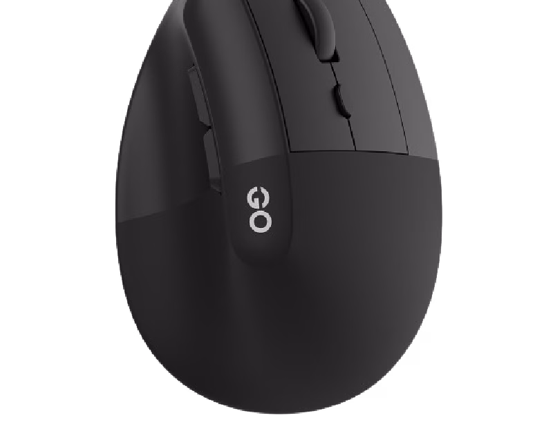 FANTECH W195R GO COMFY, Vertical Mouse, Dual Mode Bluetooth & Wireless, Silent Click, Rechargeable Battery